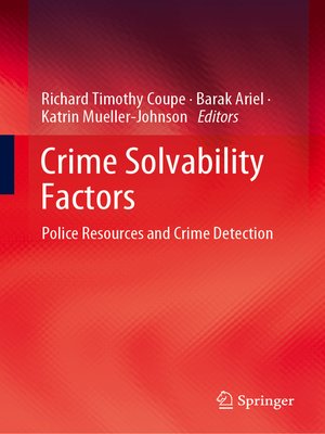 cover image of Crime Solvability Factors